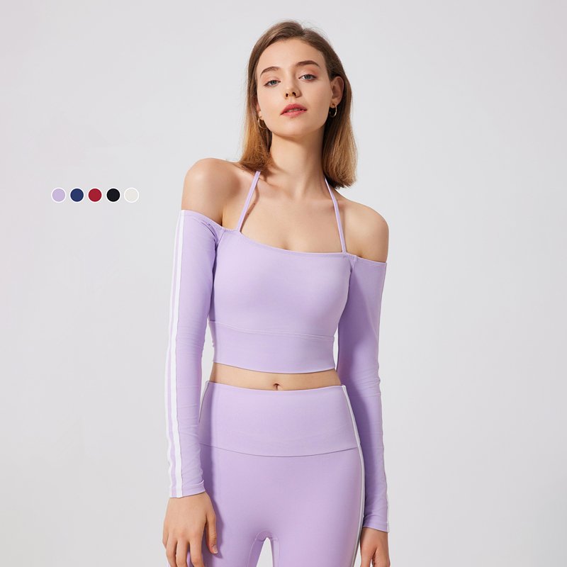 Sexy Long Sleeves Running Quick Drying Pants Fitness Suit