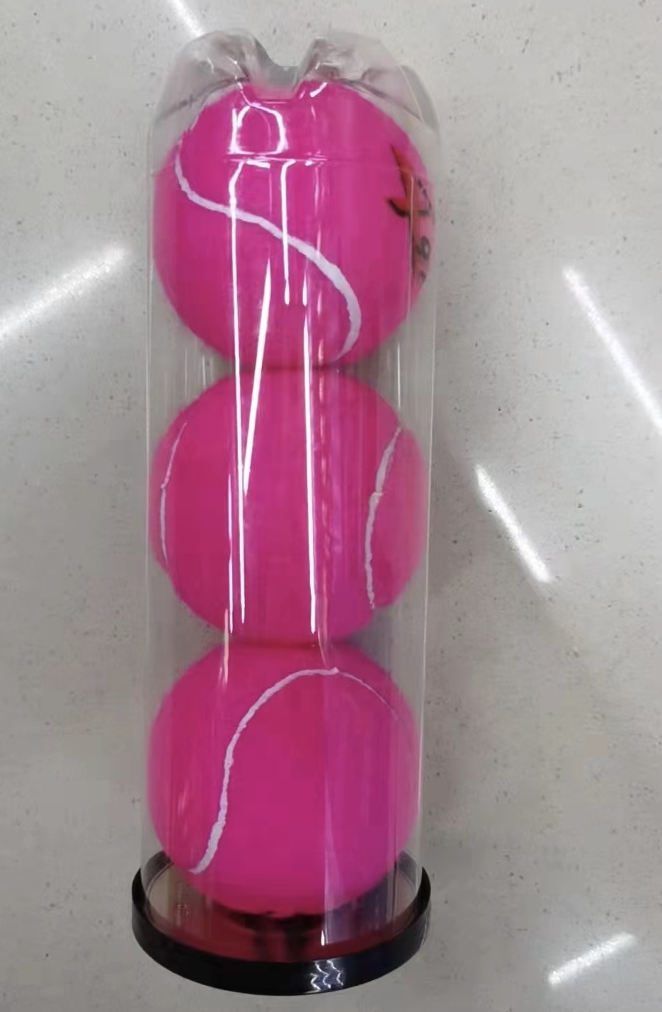 Custom Logo Rose Pink Adult Pressurized Tennis 3 Balls Can