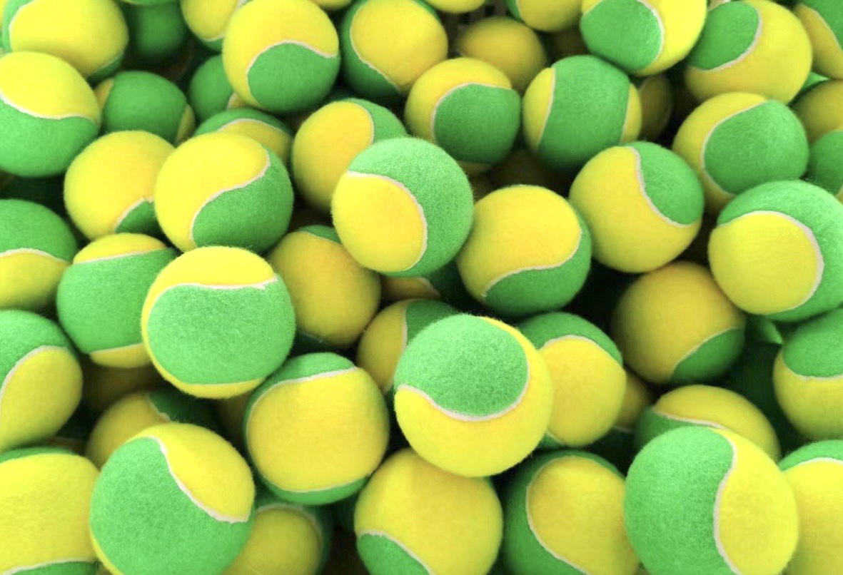 Custom Logo Younger Stage 1 Green Tennis Balls