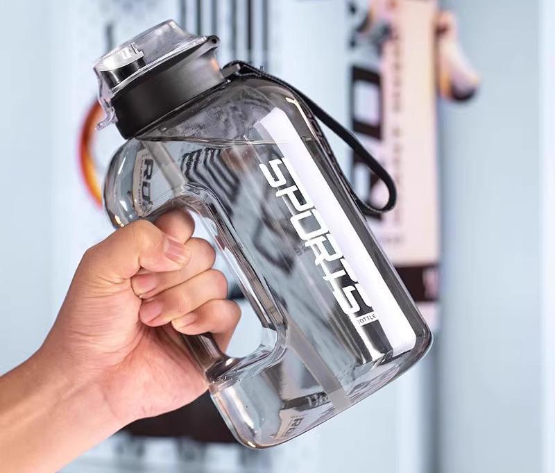 Customized color logo large capacity gym outdoors sports kettle water cup bottles