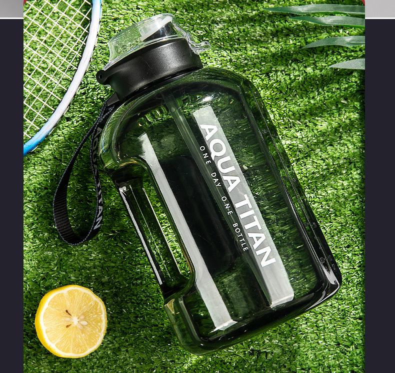 Customized color logo large capacity gym outdoors sports kettle water cup bottles