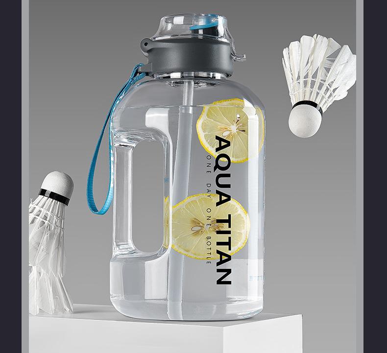 Customized color logo large capacity gym outdoors sports kettle water cup bottles