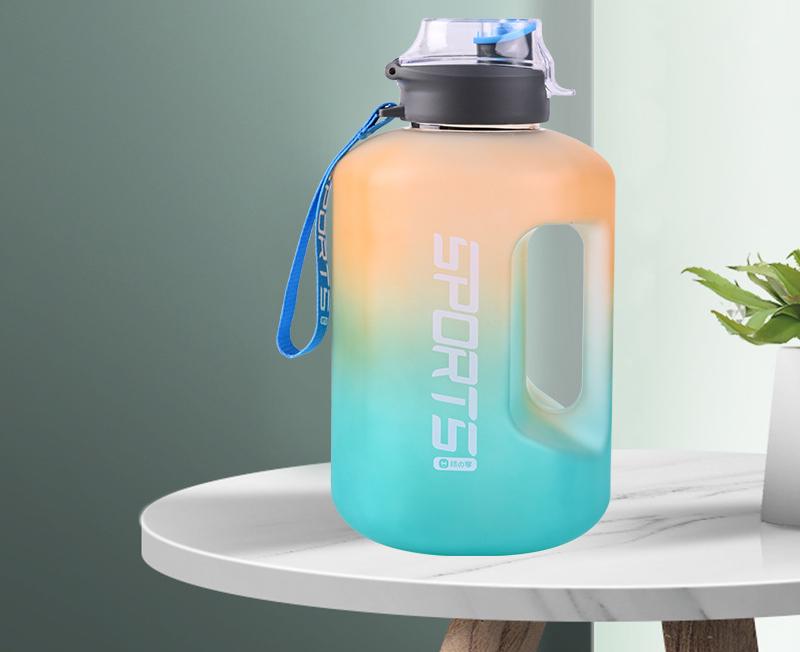 Customized color logo large capacity gym outdoors sports kettle water cup bottles