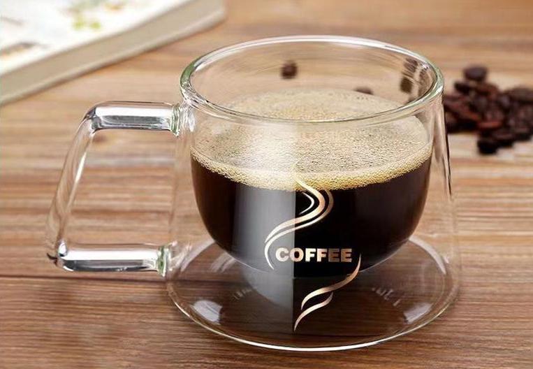 Coffee Glass Transparent Mug Double Layer Insulated Borosilicate Glass Cup