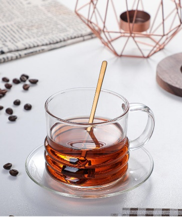 Coffee Mug Thickened Colored Glass With Handle High Borosilicate Heat Resistant Glass Tea Cup