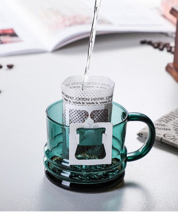 Coffee Mug Thickened Colored Glass With Handle High Borosilicate Heat Resistant Glass Tea Cup