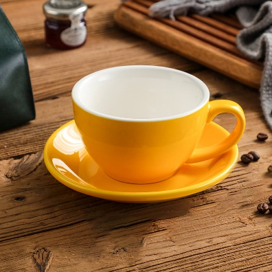 Customize Classical Ceramic With Saucer Espresso Coffee Mug Cafe Household Tea Coffee Cup